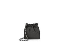 LES VISIONNAIRES Sac en cuir - Sac seau LILOU SILKY noir