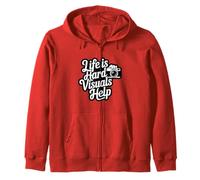 Les visuels Life is Hard aident Les thérapeutes de l'ABA à Soutenir l'Autisme Sweat à Capuche