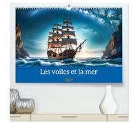 Les voiles et la mer (Calendrier mural haut de gamme 2027 DIN A2 vertical), CALVENDO calendrier mensuel: Images de la navigation d'autrefois.