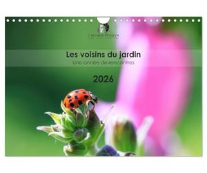Les voisins du jardin - Une année de rencontres (Calendrier mural 2027 DIN A4 vertical), CALVENDO calendrier mensuel: Un calendrier tendre et coloré ... et fascinante des animaux de nos jardins.