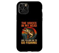 Les Voix dans ma tête me Disent d'aller pêcher l'achigan Coque pour iPhone 11 Pro