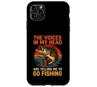 Les Voix dans ma tête me Disent d'aller pêcher l'achigan Coque pour iPhone 11 Pro Max