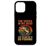 Les Voix dans ma tête me Disent d'aller pêcher l'achigan Coque pour iPhone 12 Mini