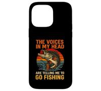 Les Voix dans ma tête me Disent d'aller pêcher l'achigan Coque pour iPhone 14 Pro Max