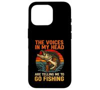 Les Voix dans ma tête me Disent d'aller pêcher l'achigan Coque pour iPhone 16 Pro