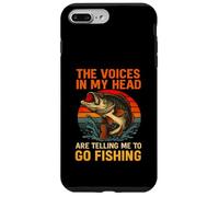 Les Voix dans ma tête me Disent d'aller pêcher l'achigan Coque pour iPhone 7 Plus/8 Plus