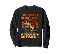 Les Voix dans ma tête me Disent d'aller pêcher l'achigan Sweatshirt