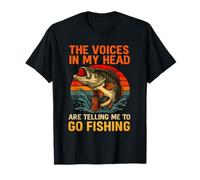 Les Voix dans ma tête me Disent d'aller pêcher l'achigan T-Shirt