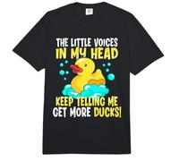 Les Voix dans ma tête n'arrêtent Pas de me dire « achète Plus de Canards en Caoutchouc » Comfort Colors Adult Heavyweight T-Shirt