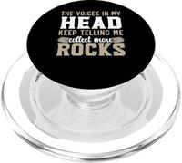 Les Voix dans ma tête n'arrêtent Pas de me dire : collectionnez Plus de Pierres PopSockets PopGrip pour MagSafe
