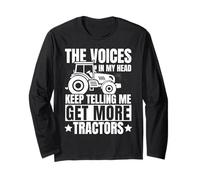 Les Voix dans ma tête n'arrêtent Pas de me dire « Get More Tractors Farm » Manche Longue