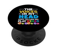 Les voix dans ma tête n'arrêtent pas de me dire qu'il faut jouer au bingo PopSockets PopGrip Adhésif
