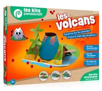 Les volcans - Kit Pandacraft dès 3 ans Construis ton île volcanique et joue à créer des éruptions ! - Collectif - Pandacraft - Boîte ou accessoire - Jeux livres objets