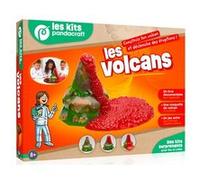 Pandacraft Kit Les volcans – Fabrique ton volcan et déclenche des éruptions – Dès 8 ans
