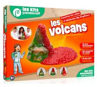 Pandacraft Kit Les volcans – Fabrique ton volcan et déclenche des éruptions – Dès 8 ans