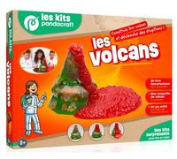Pandacraft Kit Les volcans – Fabrique ton volcan et déclenche des éruptions – Dès 8 ans