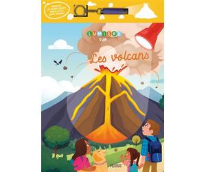 Les volcans + lampe - David Marchand - Fleurus - cartonné - Document jeunesse