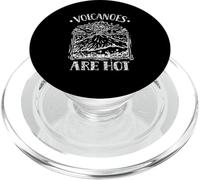 Les volcans sont Chauds Géologie volcanique Volcan Lave PopSockets PopGrip pour MagSafe