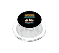 Les Voyages épiques commencent avec Une décision audacieuse Columbus Day PopSockets PopGrip pour MagSafe