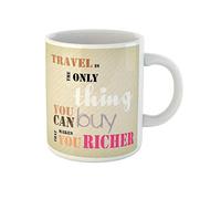 Les Voyages Inspirants Et Motivants Sont La Seule Chose Que Vous Pouvez Tasse À Café Céramique Tasse À Thé Unique Mug Cadeau Mignon Pour Anniversaire Collègue Pâques 330Ml