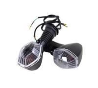 Les voyants de virage compatibles avec DL650 DL1000 2004-2012 2010 2011 DRZ400S DRZ400SM SV650 SV1000 Signaux arrière avant de la moto(Clair)