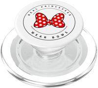 Les Vraies Princesses Portent des nœuds Populaires Rouge et Blanc à Pois PopSockets PopGrip pour MagSafe