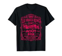 Les Vraies Reines sont Nées en Août 2012 - Cadeau 14 Ans T-Shirt