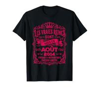 Les Vraies Reines sont Nées en Août 2014 - Cadeau 12 Ans T-Shirt