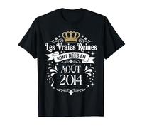 Les Vraies Reines sont Nées en Août 2014 - Cadeau 12 Ans T-Shirt