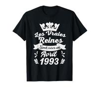 Les Vraies Reines sont Nées en Février 1993 - Cadeau 33 Ans T-Shirt