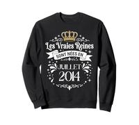 Les Vraies Reines sont Nées en Juillet 2014 - Cadeau 12 Ans Sweatshirt