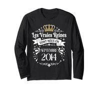 Les Vraies Reines sont Nées en Septembre 2014 - Cadeau 12 Manche Longue