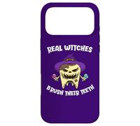 Les Vraies sorcières se brossent Les Dents des Monstres Halloween Coque pour iPhone 17 Pro Max