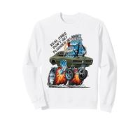 Les Vraies Voitures ne sont Pas branchées dans Un Dessin animé Amusant de Muscle Car Sweatshirt