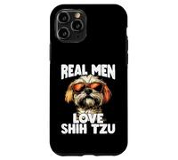 Les vrais hommes adorent Shih Tzu Cool Dog Coque pour iPhone 11 Pro