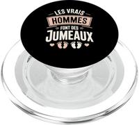Les Vrais Hommes Font des Jumeaux PopSockets PopGrip pour MagSafe