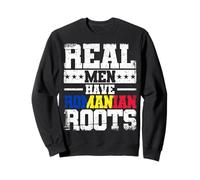 Les Vrais Hommes Ont des Racines roumaines Roumanie Pride Sweatshirt