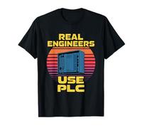 Les Vrais ingénieurs utilisent Un Dicton drôle PLC rétro années 80 T-Shirt
