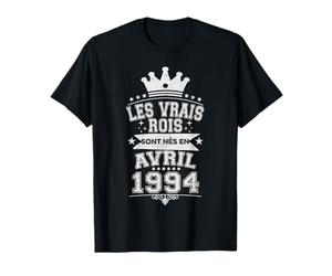 Les Vrais Rois sont Nés en Avril 1994-32 Anniversaire T-Shirt