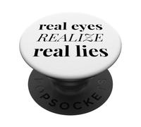 Les Vrais Yeux réalisent de Vrais mensonges PopSockets PopGrip Adhésif
