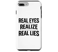 Les Vrais Yeux réalisent de Vrais mensonges Sensibilisation à la vérité penseur Critique Coque pour iPhone 7 Plus/8 Plus