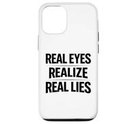 Les Vrais Yeux réalisent de Vrais mensonges Sensibilisation à la vérité penseur Critique Coque pour iPhone 12/12 Pro
