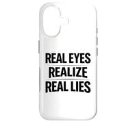 Les Vrais Yeux réalisent de Vrais mensonges Sensibilisation à la vérité penseur Critique Coque pour iPhone 17