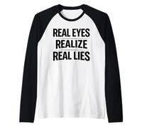 Les Vrais Yeux réalisent de Vrais mensonges Sensibilisation à la vérité penseur Critique Manche Raglan