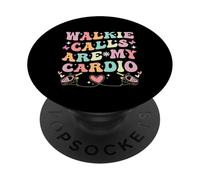 Les Walkie Calls sont Mon école d'enseignement spécialisé en cardiologie PopSockets PopGrip Adhésif