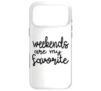 Les Week-Ends sont Mon Dicton Amusant préféré : la fête, Le Vendredi Coque pour iPhone 17 Pro Max