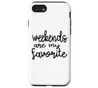 Les Week-Ends sont Mon Dicton Amusant préféré : la fête, Le Vendredi Coque pour iPhone SE (2020) / 7/8