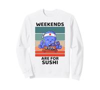 Les W nds Vintage de Poulpe Kawaii sont réservés aux Amateurs de sushis Sweatshirt