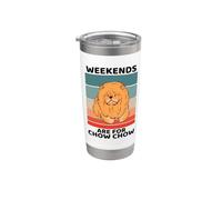 Les w nds vintage pour les amoureux des chiens sont pour les amateurs de chow chow Gobelet isotherme en acier inoxydable double paroi