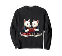 Les West Highland Terriers passent la nuit à lire de la poésie Sweatshirt